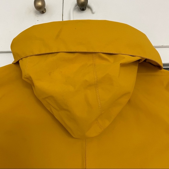 Barbour Yellow Rain Jacket Size US 2 - Picture 11 of 13